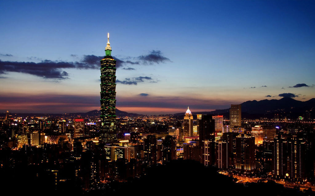 Taipei view in Taiwan