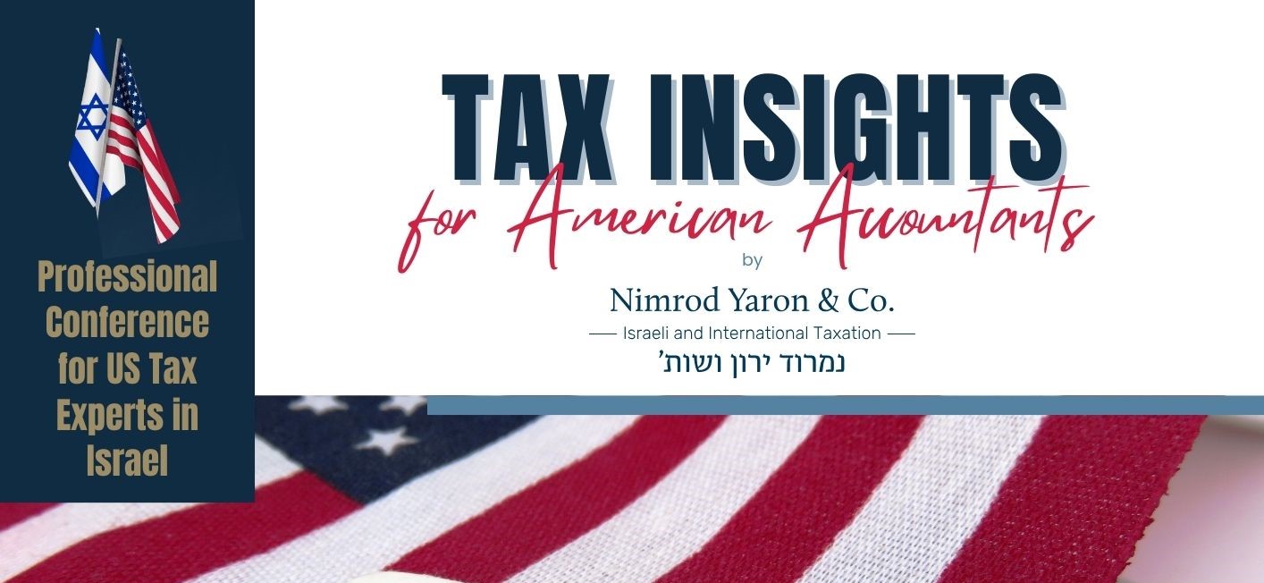 Conference for US Tax Experts in Israel