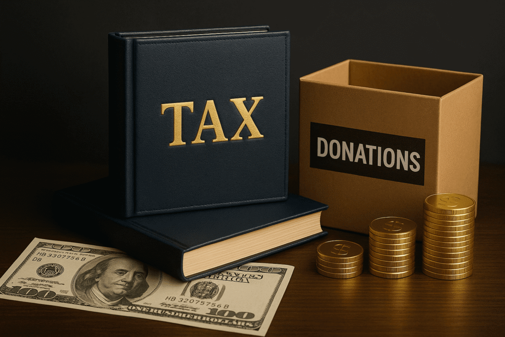 זיכוי ממס על תרומה בשווה כסף